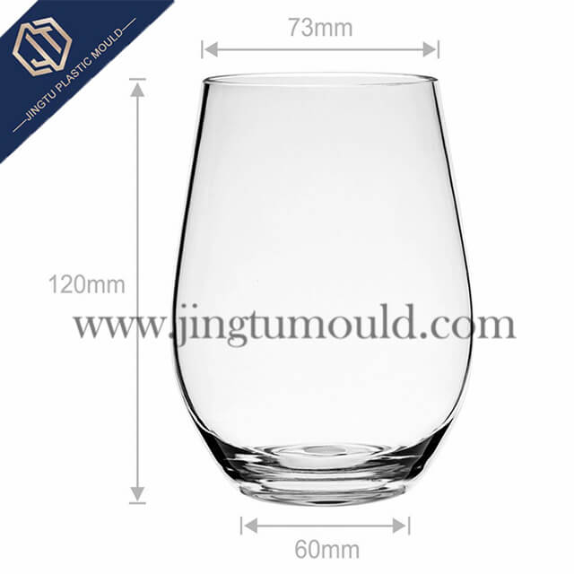 Transparent Household Plastic Wine Cup 
