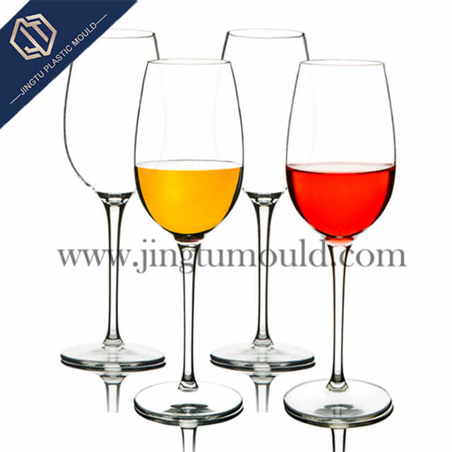 Disposable transparent plastic red wine cup 