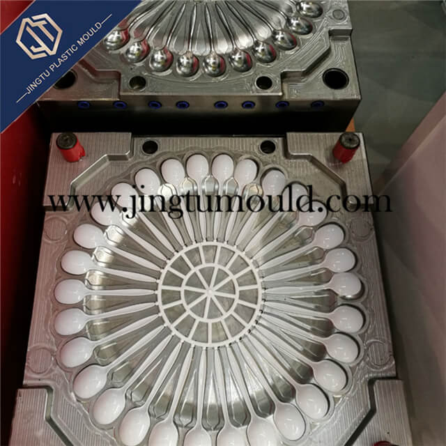 Injection Mold for Disposable Plastic Spoon 