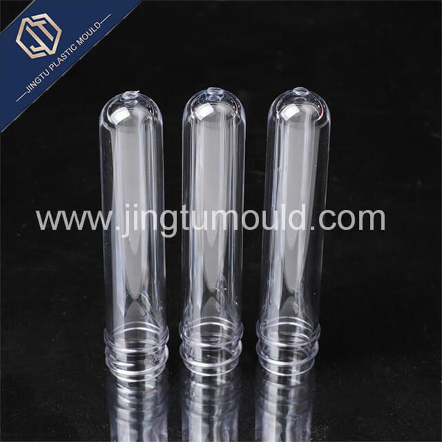 Environmentally friendly transparent cosmetic bottle preform 