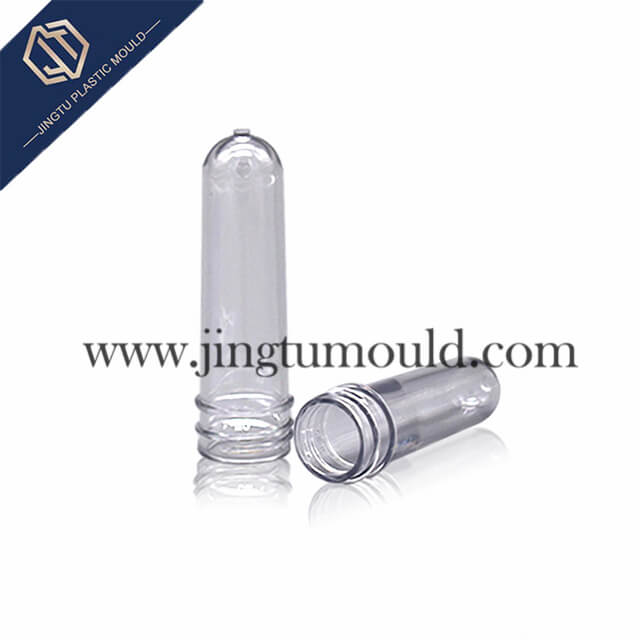 Environmentally friendly transparent cosmetic bottle preform 